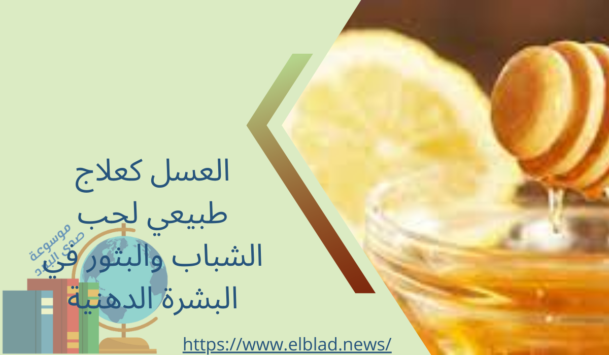 العسل كعلاج طبيعي لحب الشباب والبثور في البشرة الدهنية