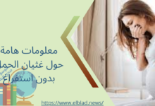 معلومات هامة حول غثيان الحمل بدون استفراغ