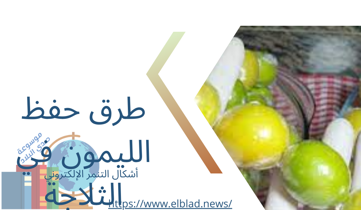 طرق حفظ الليمون في الثلاجة