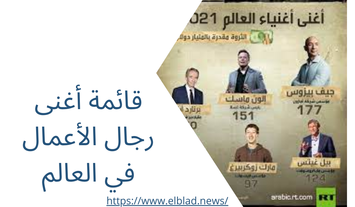 قائمة أغنى رجال الأعمال في العالم